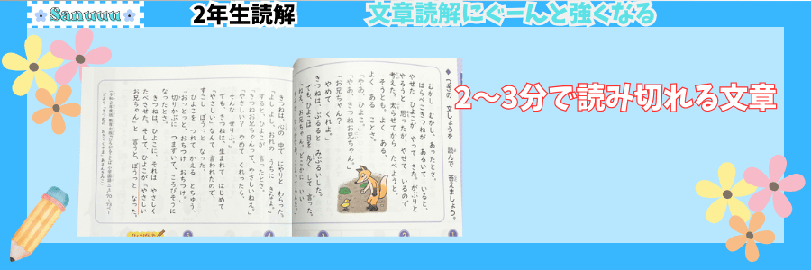 基本の積み重ね】小学2年生文章読解にぐーんと強くなる | sanuuu